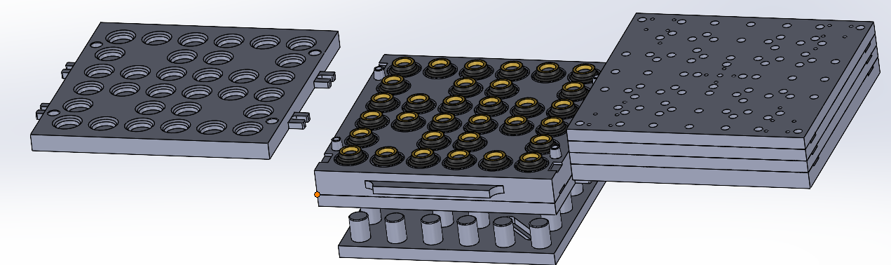Soğuk Yolluk Kauçuk Enjeksiyon Kalıbı